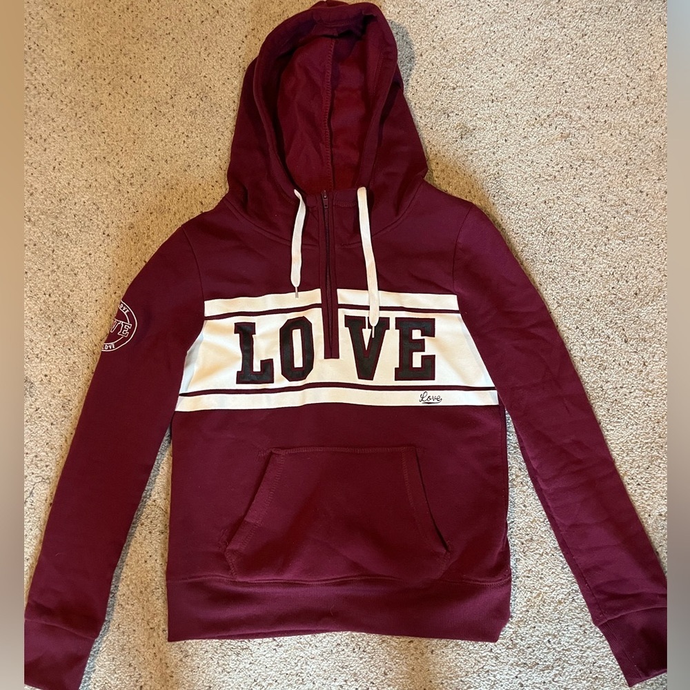 Pink Love Quarter Zip
